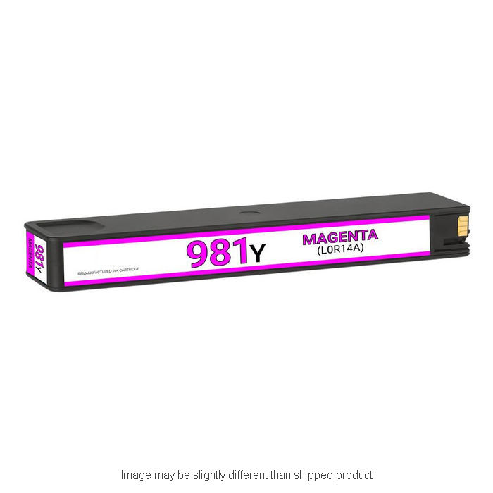 RPLHPL0R14A Replacement Extra High Yield Inkjet Cartridge for HP 981Y L0R14A, Magenta - 16000 Page Yield