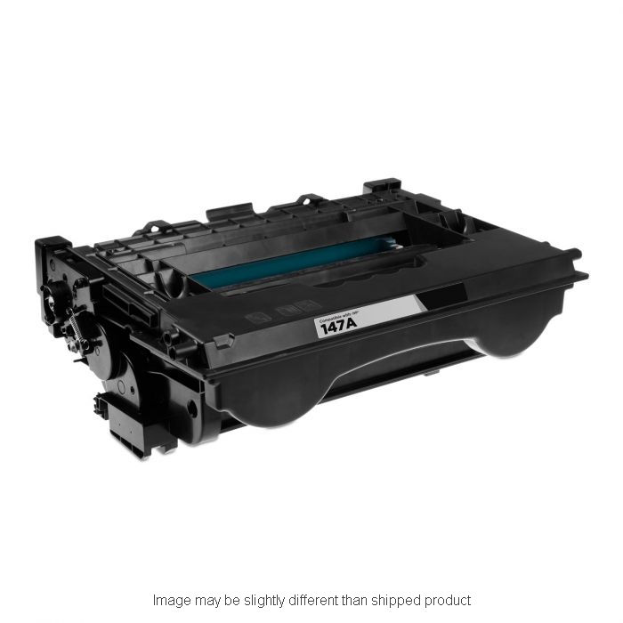 RPLHPW1470AWC Replacement Toner Cartridge for HP W1470A - 147A with   Chip, Black - 10500 Page Yield