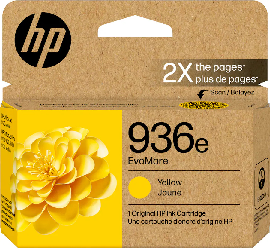 RPL4S6V5LN High Yield 936E Evo More Ink Cartridge - Yellow