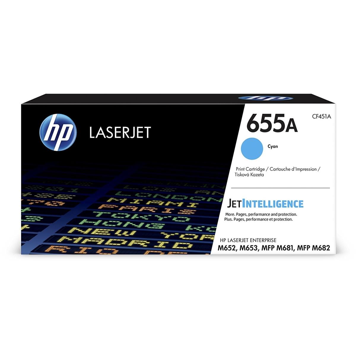 655A Cyan Original LaserJet Toner Cartridge
