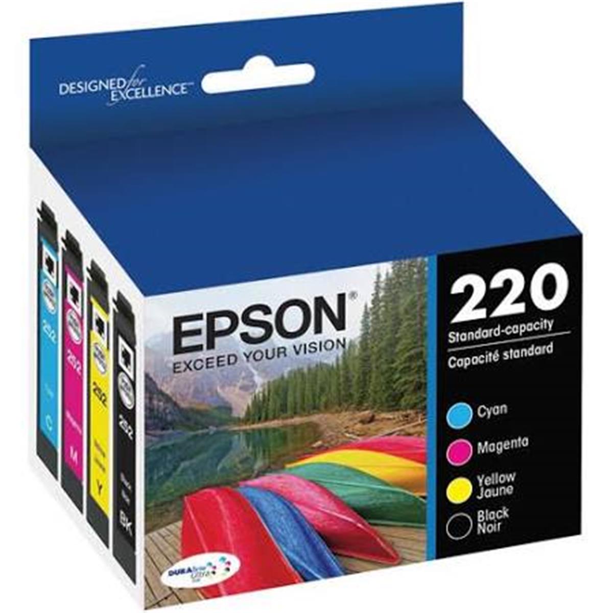 Picture of Epson EPST220120-BCS 2630 - SD Four Color Multipack Ink Cartridge