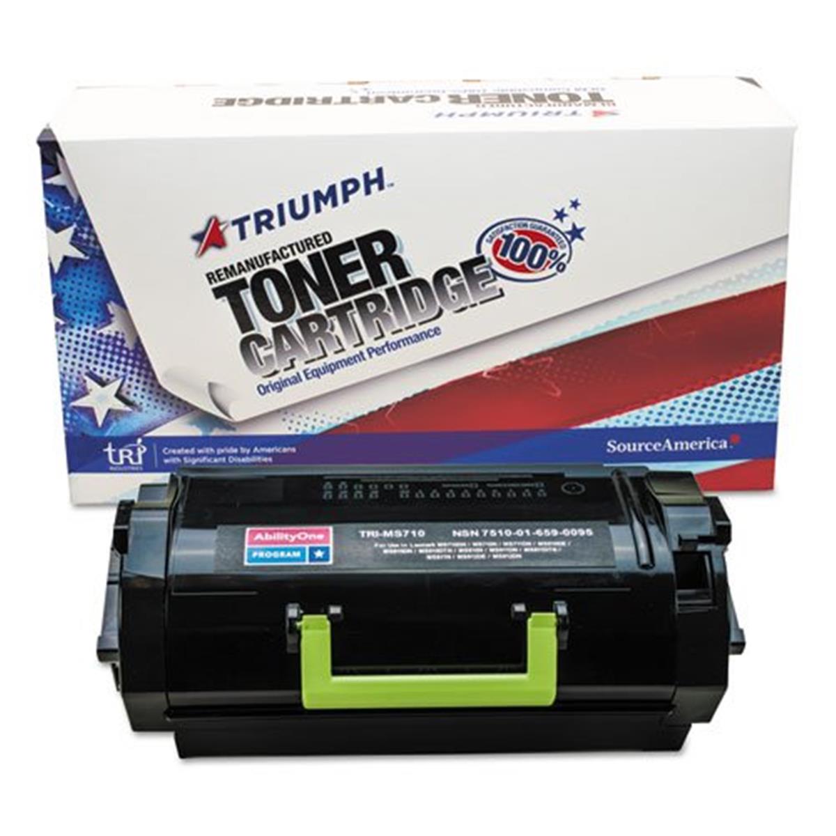 Picture of Abilityone AB16590095 High Yield 25&#44;000 Toner for 52D1X00 - Black