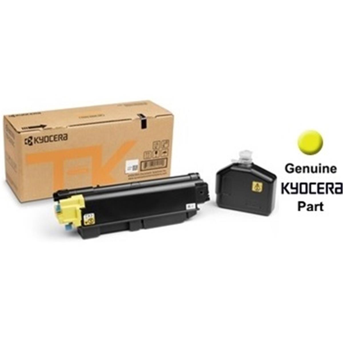 Picture of Kyocera KYOTK5272Y Standard Yellow Toner Cartridge for P6230CDN