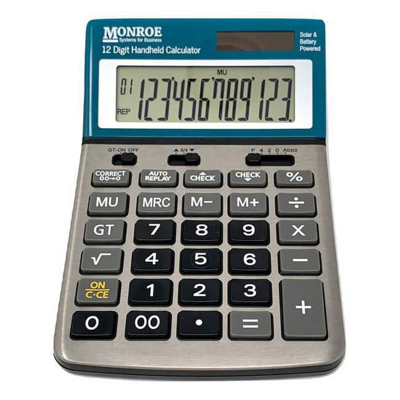 Picture of Monroe MNE12DHD 12-Digit Programmable Heavy-Duty Accounting Printing Calculator