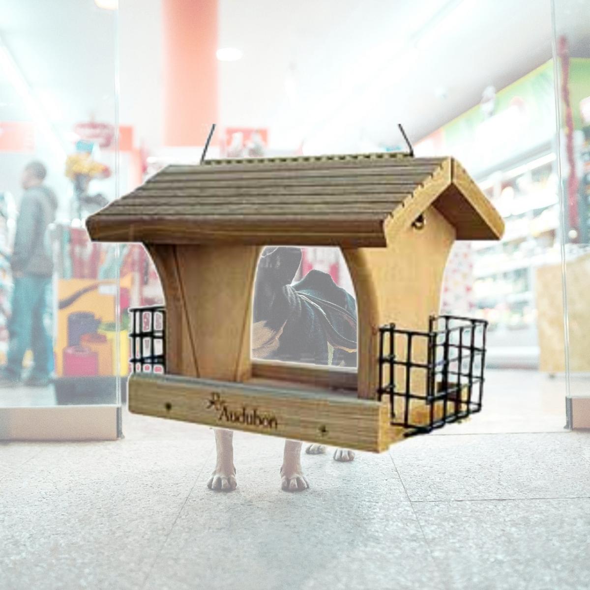Picture of Audubon Large Ranch Feeder with 2 Suet Cages 3.5qt Capacity