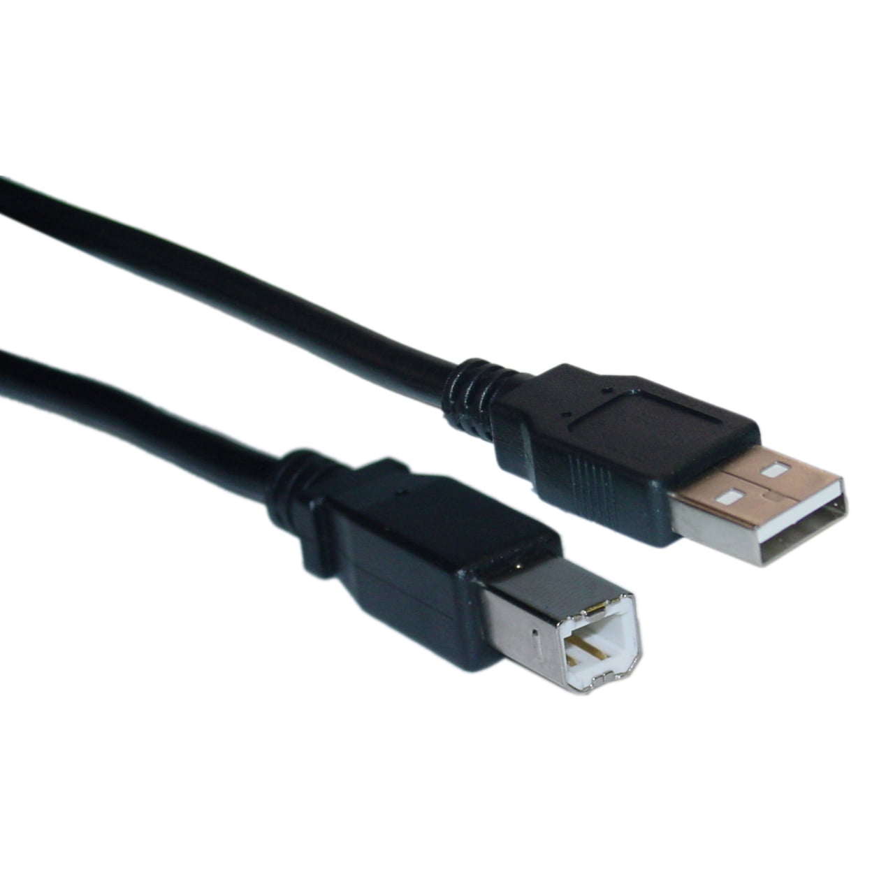 Black USB 2.0 Printer & Device Cable, Type A Male to Type B Male - 3 ft -  Aish, AI50982