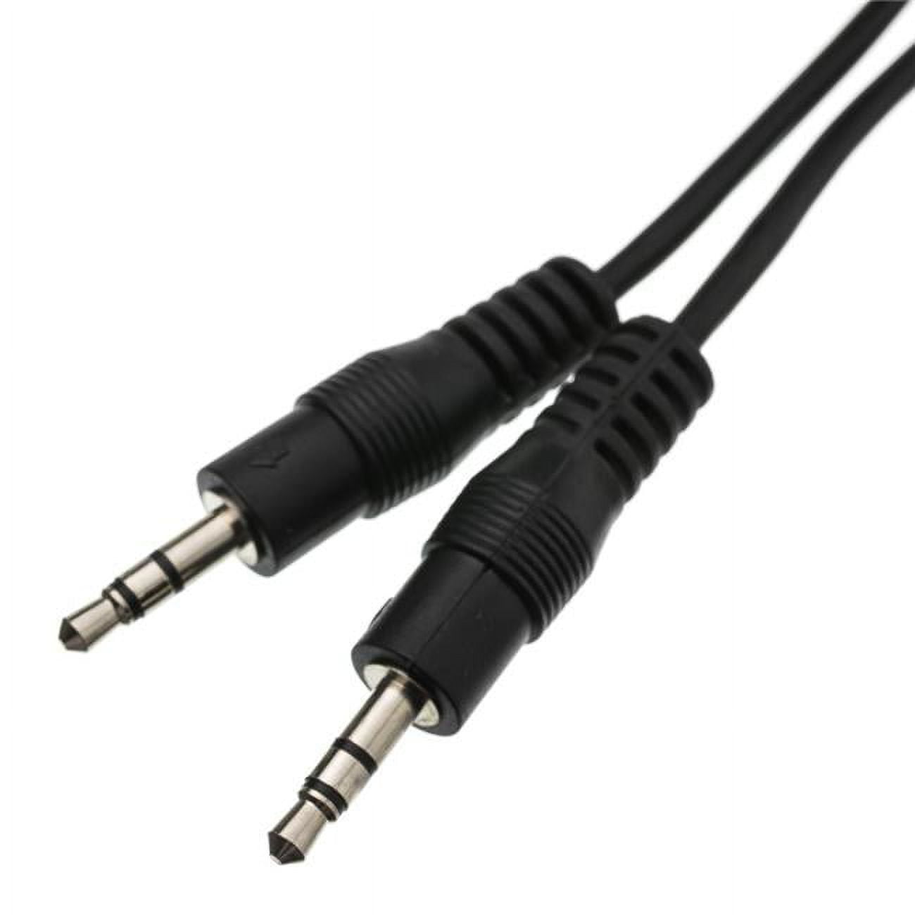 Picture of Cable Wholesale 10A1-01106 3.5mm Male Stereo Cable - 6 ft.