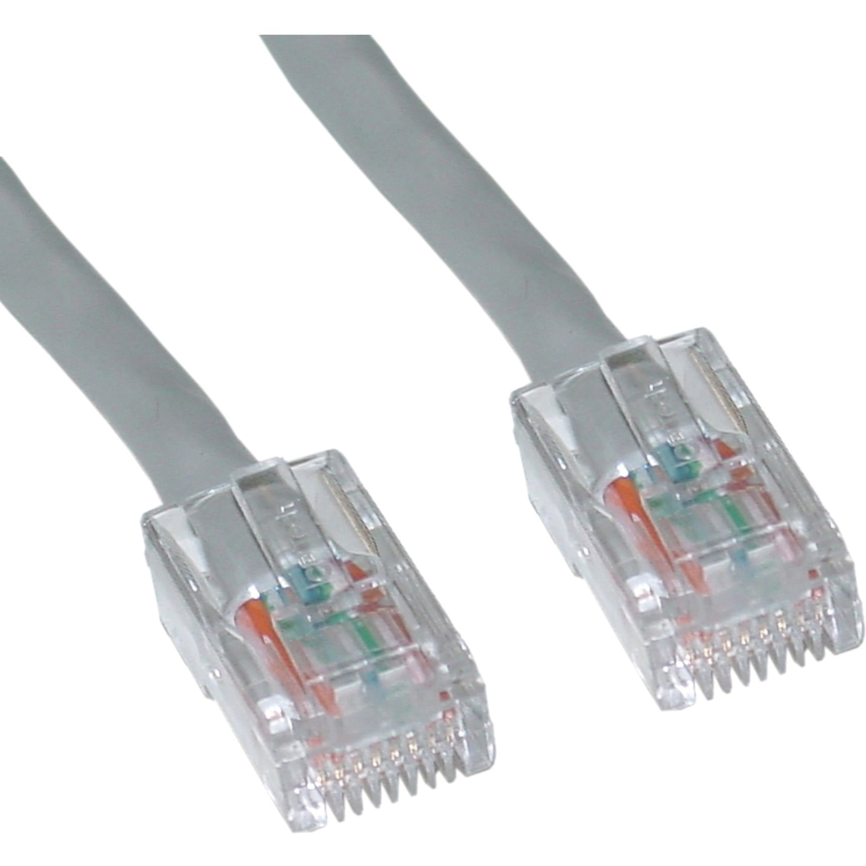 10X6-12100.5 6 in. Cat5e Gray Ethernet Patch Cable, Bootless