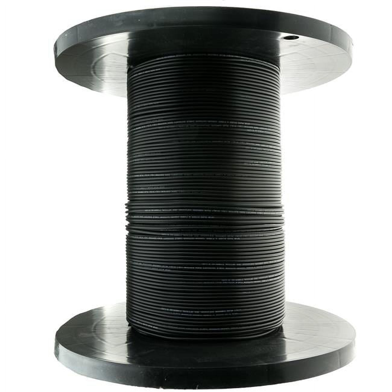 10F3-306NH 0.4 in. Black 6 Fiber Multimode Indoor & Outdoor Fiber Optic Cable - 10 Gbit & Riser Rated, 1000 ft.
