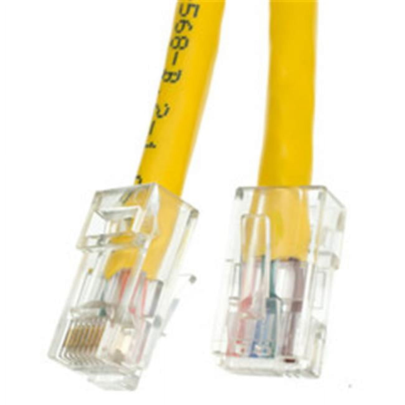 Cat5e White Copper Ethernet Patch Cable, Bootless, POE Compliant, 2 foot