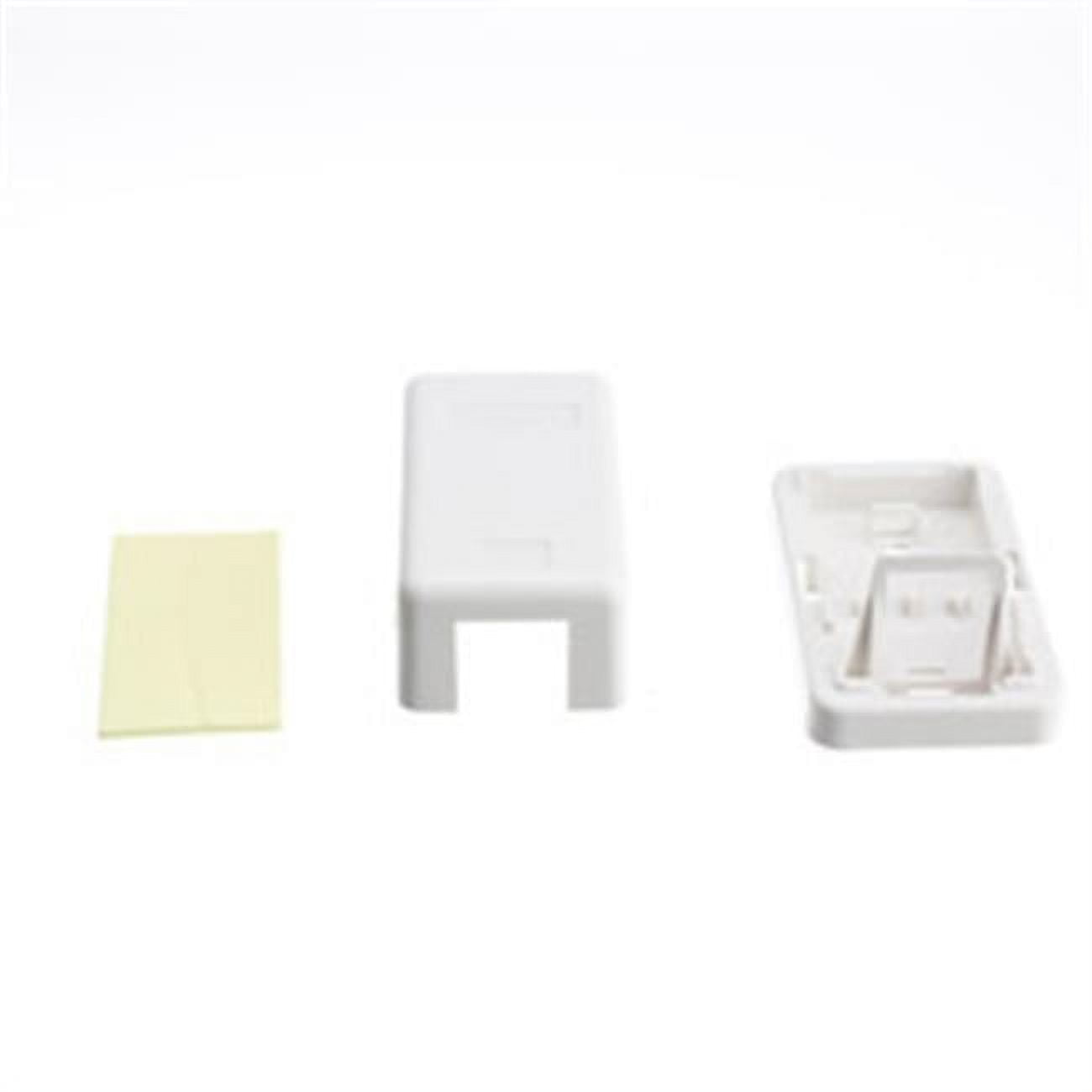 Picture of Cable Wholesale 301-1K 1 Port Keystone Wall Plate, Single Gang - Beige