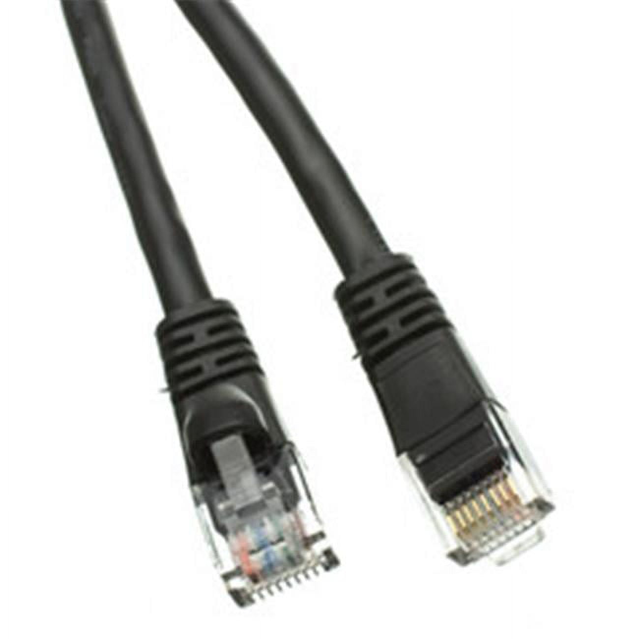 Cat6 Purple Copper Ethernet Patch Cable, Snagless/Molded Boot, POE Compliant, 2 foot