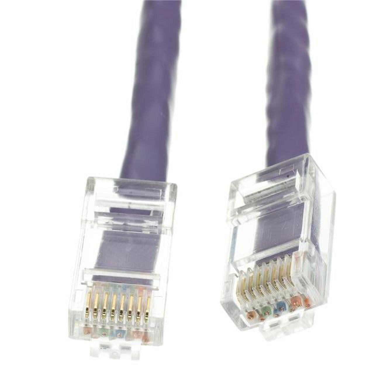 Cat6 Blue Copper Ethernet Patch Cable, Bootless, POE Compliant, 3 foot