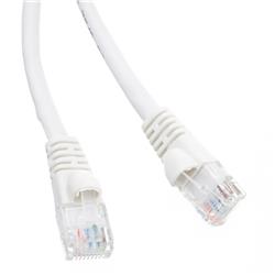 Cat5e Black Copper Ethernet Patch Cable, Bootless, POE Compliant, 6 inch