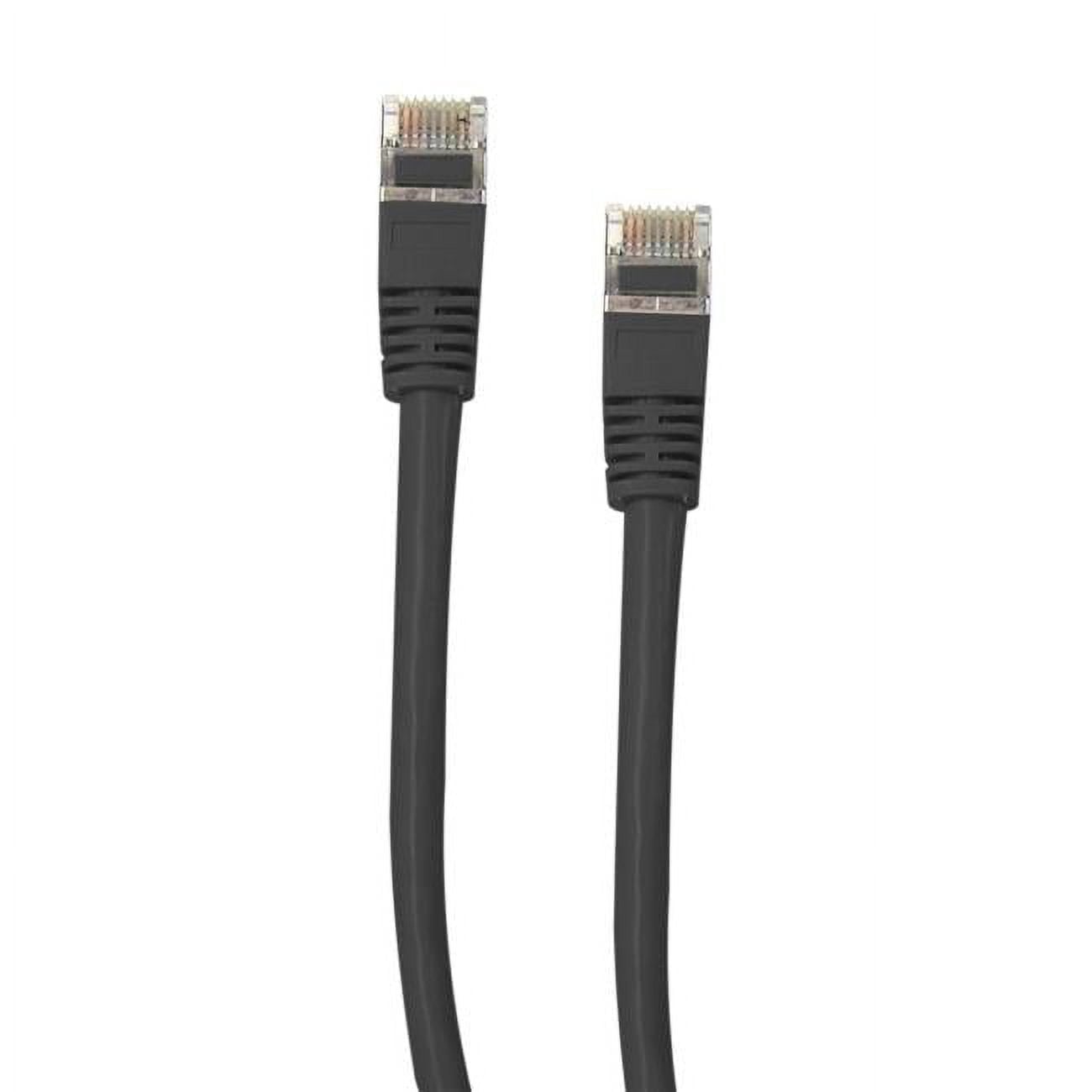Cat6 Gray Copper Ethernet Patch Cable, Snagless/Molded Boot, POE Compliant, 1.5 foot