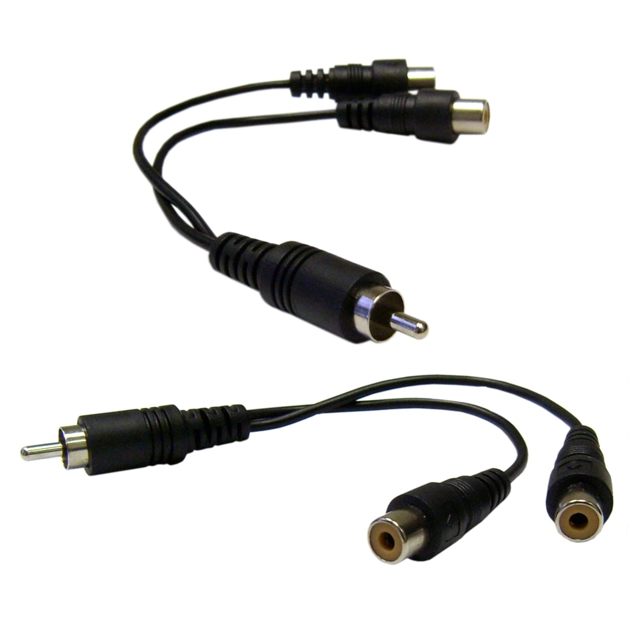 6 in RCA Splitter  Adapter44 RCA Male to Dual RCA Female