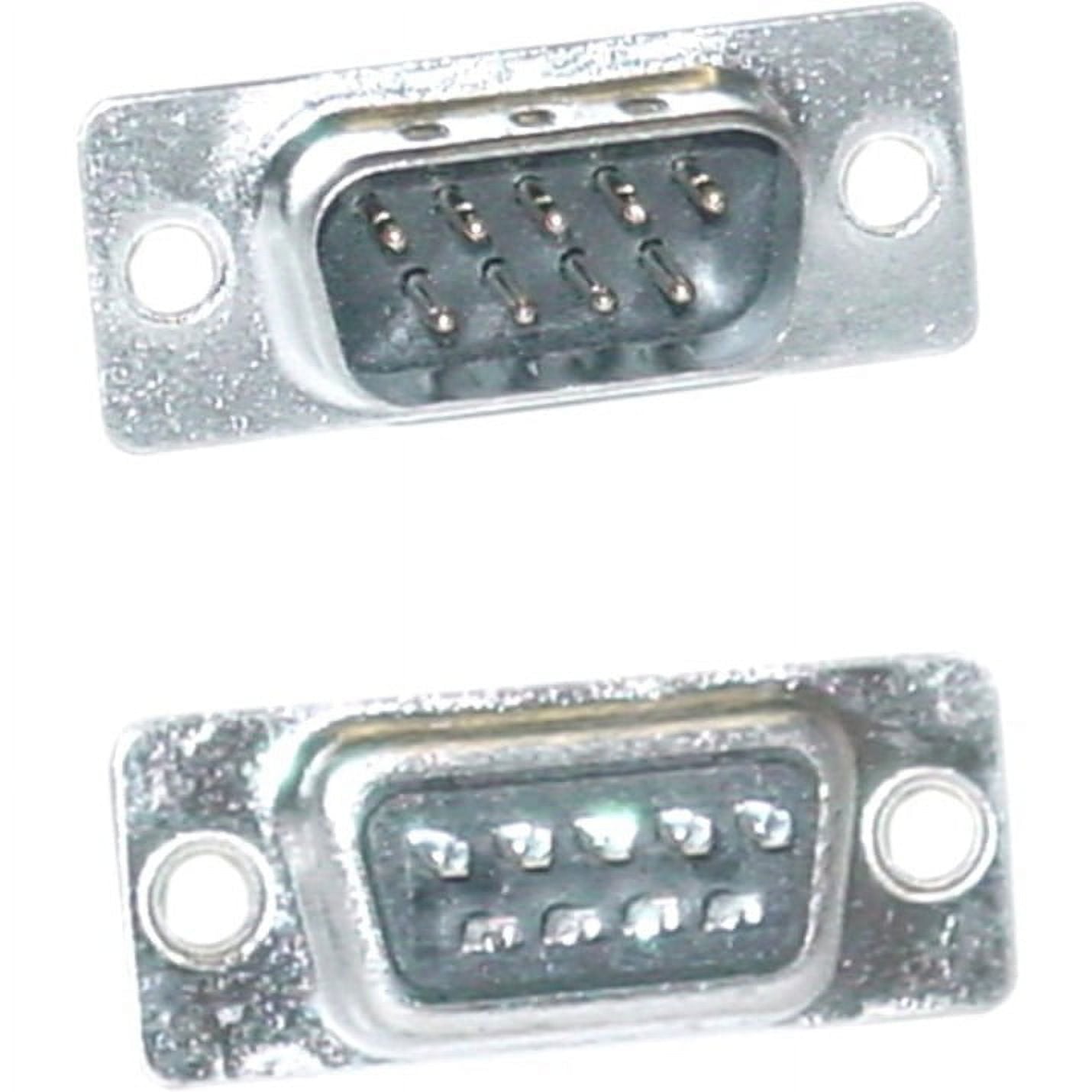 DB9 Male D-Sub Connector, Solder Type