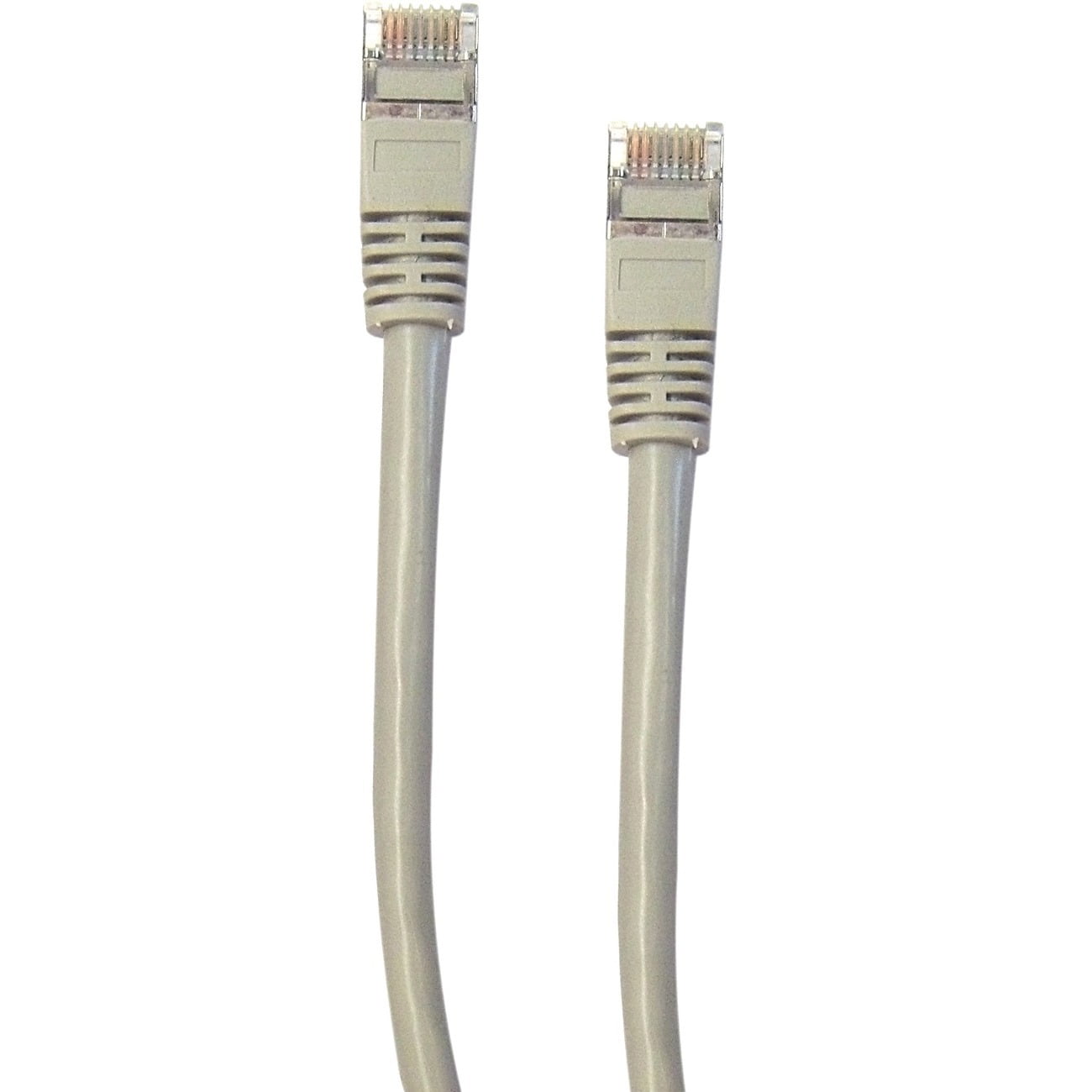 Shielded Cat6 Gray Ethernet Patch Cable, F/UTP, Snagless/Molded Boot, POE Compliant, 25 Foot