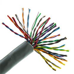 24 AWG 1000 ft. Bulk Cat5e Telco Trunk Cable, Gray