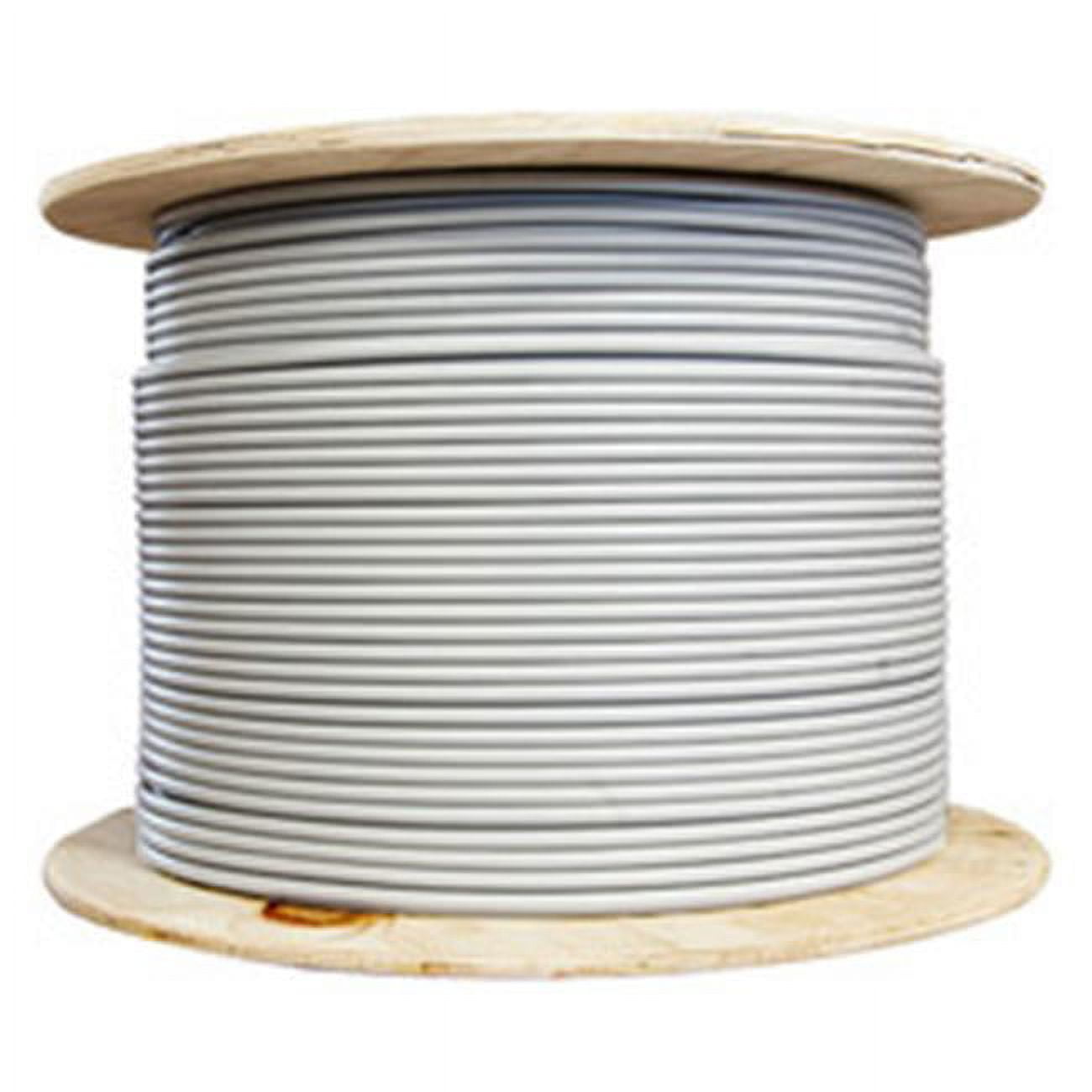 Picture of CableWholesale 13X6-021MH 100 ft. Bulk Cat6a Gray Ethernet Cable with Stranded Unshielded Twisted Pair, Spool