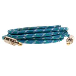 CableWholesale 10A2-66110 0.25 in. Premium Mono Patch Cable, 1 by 4 Male, Woven Jacket - 10 ft.