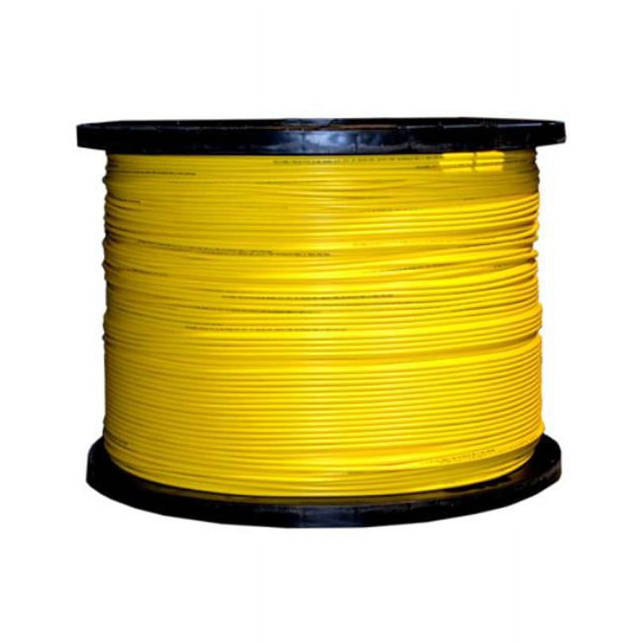 Picture of CableWholesale 10F2-024NH 1000 ft. 24 Fiber Indoor Distribution Fiber Optic Cable with Singlemode 9-125 & Riser Rated Spool&#44; Yellow