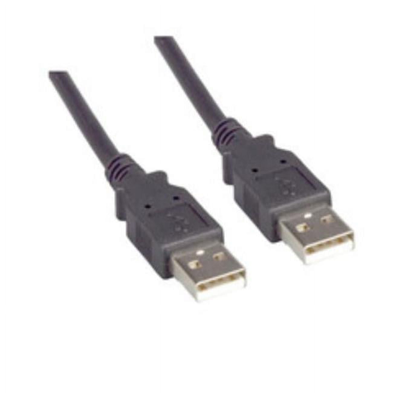 Picture of CableWholesale 10U2-02115BK 15 ft. USB 2.0 Type A Male Cable, Black
