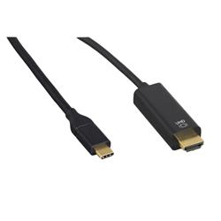 Picture of CableWholesale 10U2-34010 10 ft. USB-C High Definition Video Cable, USB-C from device to HDMI 4K on TV, Brass