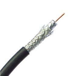 Picture of CableWholesale 10X4-2122TH 1000 ft. 18 AWG Quad Shield 3GHz Coaxial Cable, Black
