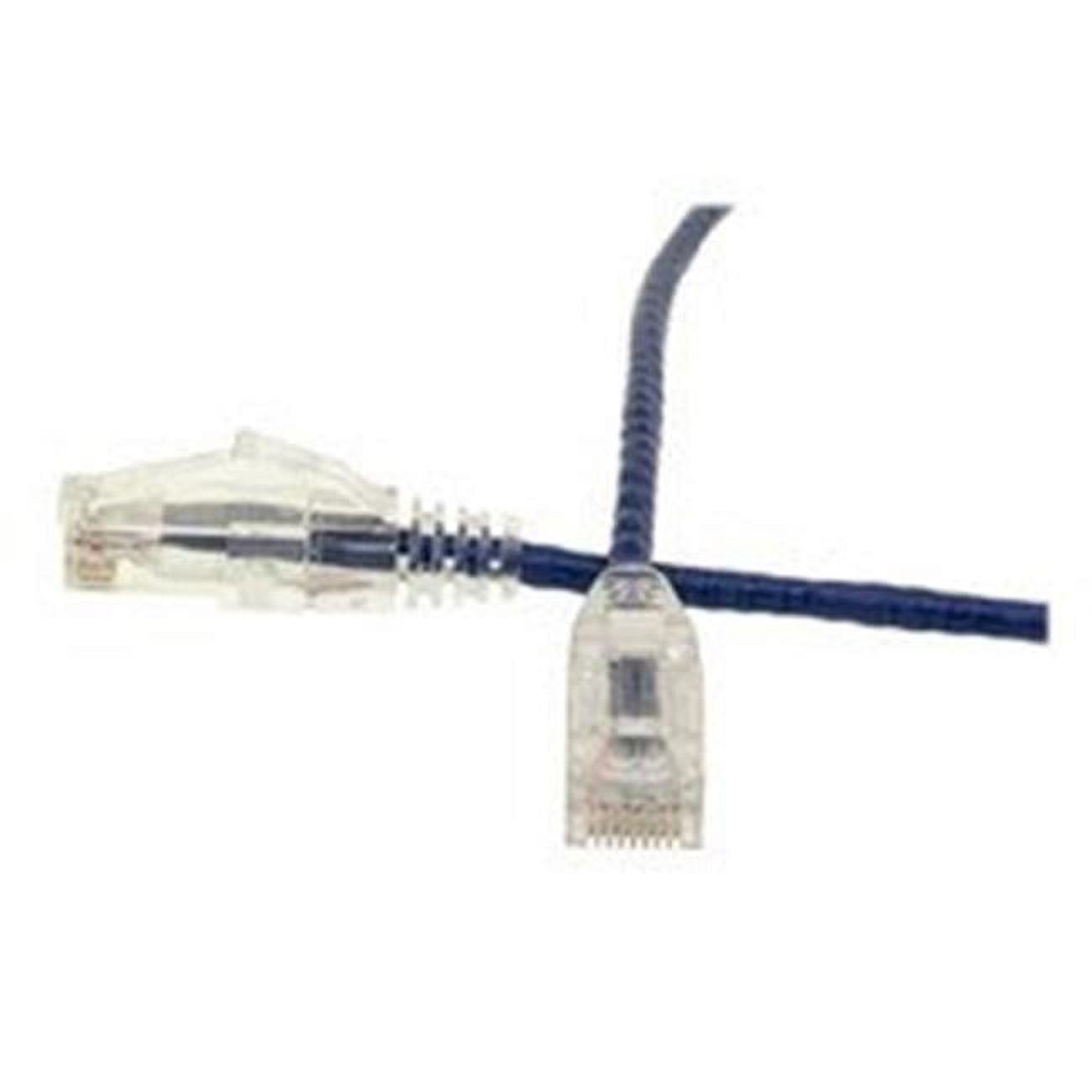 CableWholesale 10X8-84114 14 ft. Slim Cat6 Ethernet Patch Cable - Snagless Boot, Purple