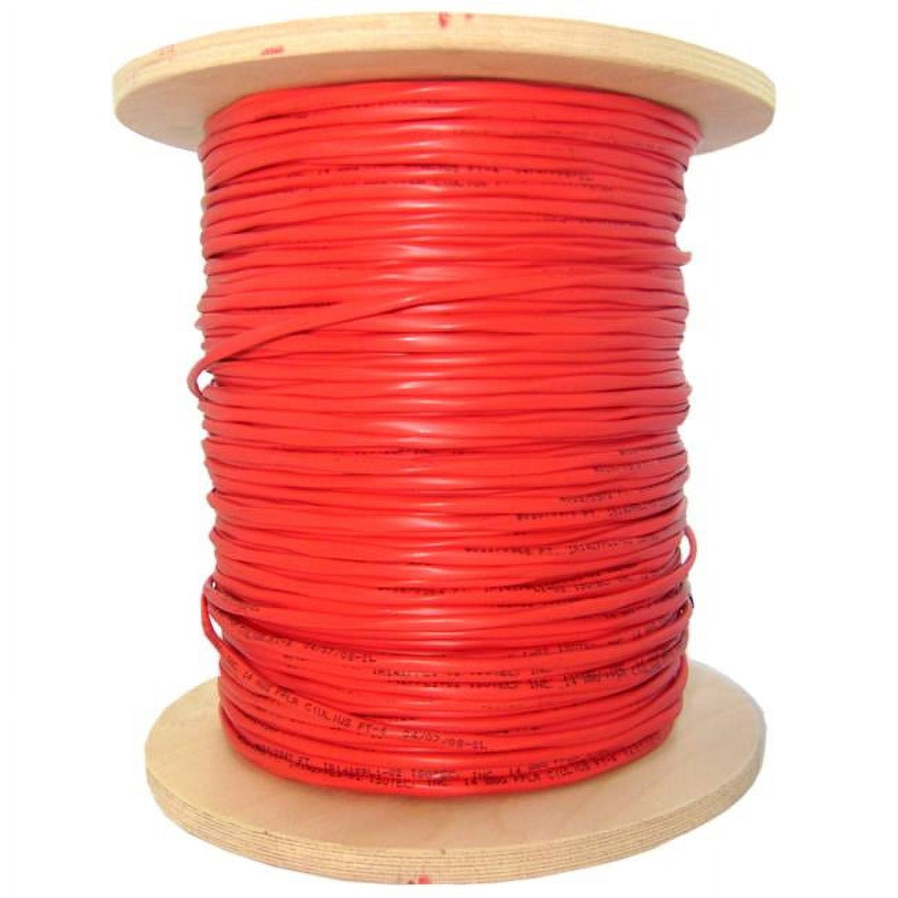 Picture of CableWholesale 11F2-224NH 1000 ft. 24 Fiber Indoor Distribution Fiber Optic Cable with Multimode 62.5-125 OM1 & Plenum Rated Spool&#44; Orange