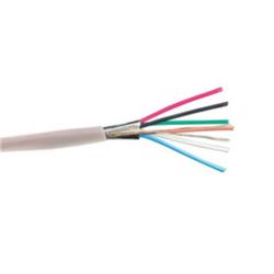 Picture of CableWholesale 11K4-56912MH 1000 ft. 22 AWG 6 Conductor Shielded Plenum Security Cable with Stranded CMP Spool&#44; White
