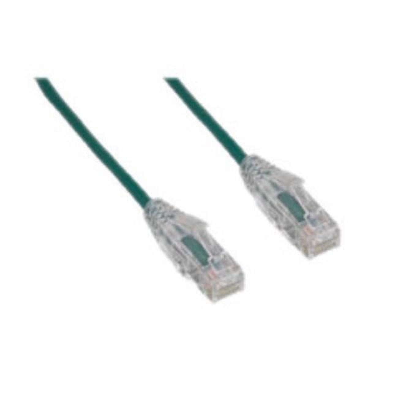20 ft. Cat6a Slim Ethernet Patch Cable with Pure Copper Snagless Molded Boot, Green
