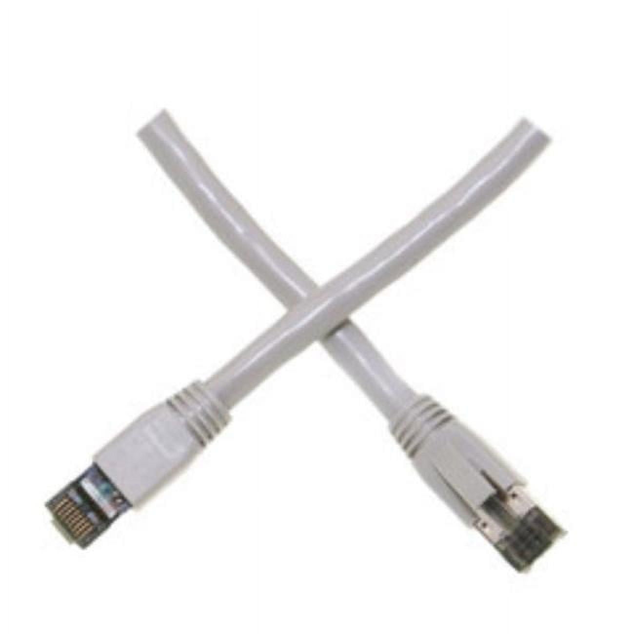 13X8-52103 3 ft. Cat8 Gray S-FTP Ethernet Patch Cable, Molded Boot, 40Gbps - 2000MHz, 24AWG Stranded Pure Copper & RJ45 Male - 4 Pair