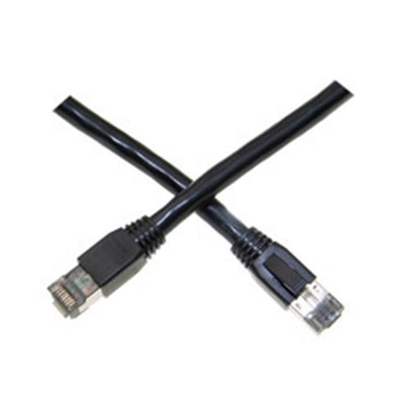 Picture of CableWholesale 13X8-52202 2 ft. Cat8 S-FTP Patch Cable - 40Gb, 2GHz Molded Boot, Black