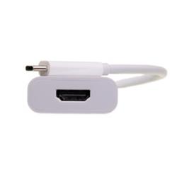 CableWholesale 30U3-34260 6 in. USB 3.1 Type C Male to HDMI Female Adapter - 4K & 60Hz, White -  Cable Wholesale