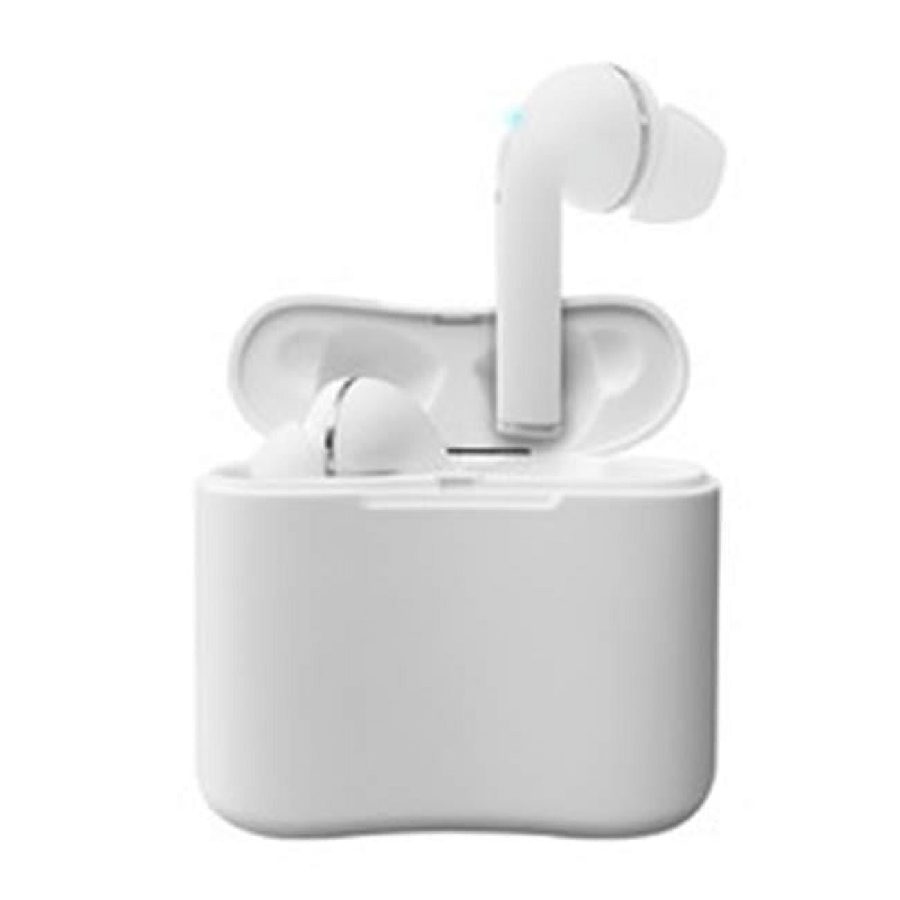 Picture of CableWholesale 5002-405WH Bluetooth Wireless Earbuds with Charging Case&#44; White