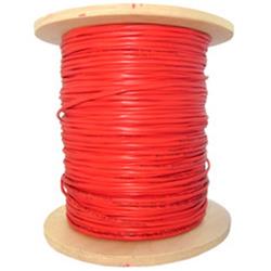 1000 ft. 6 Fiber Indoor Distribution Fiber Optic Cable with 62.5-125 Multimode & Riser Rated Spool, Orange