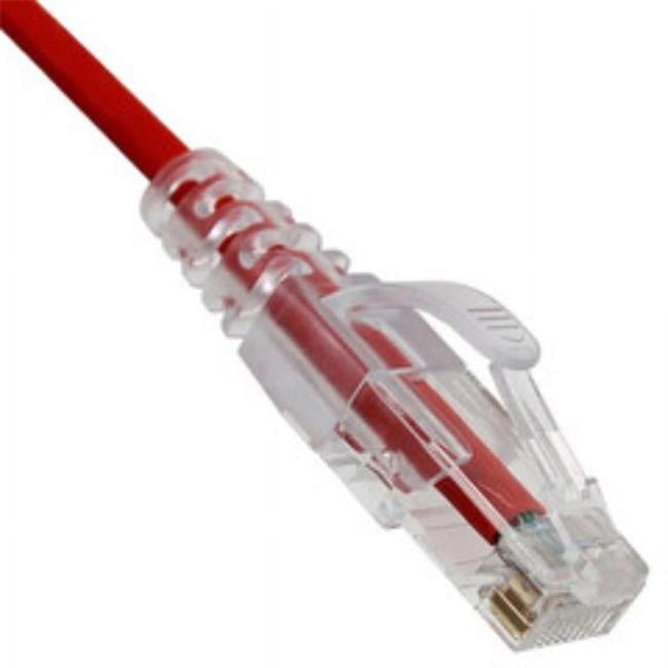 20 ft. Cat6a Slim Ethernet Patch Cable for Pure Copper & Snagless Molded Boot, Red