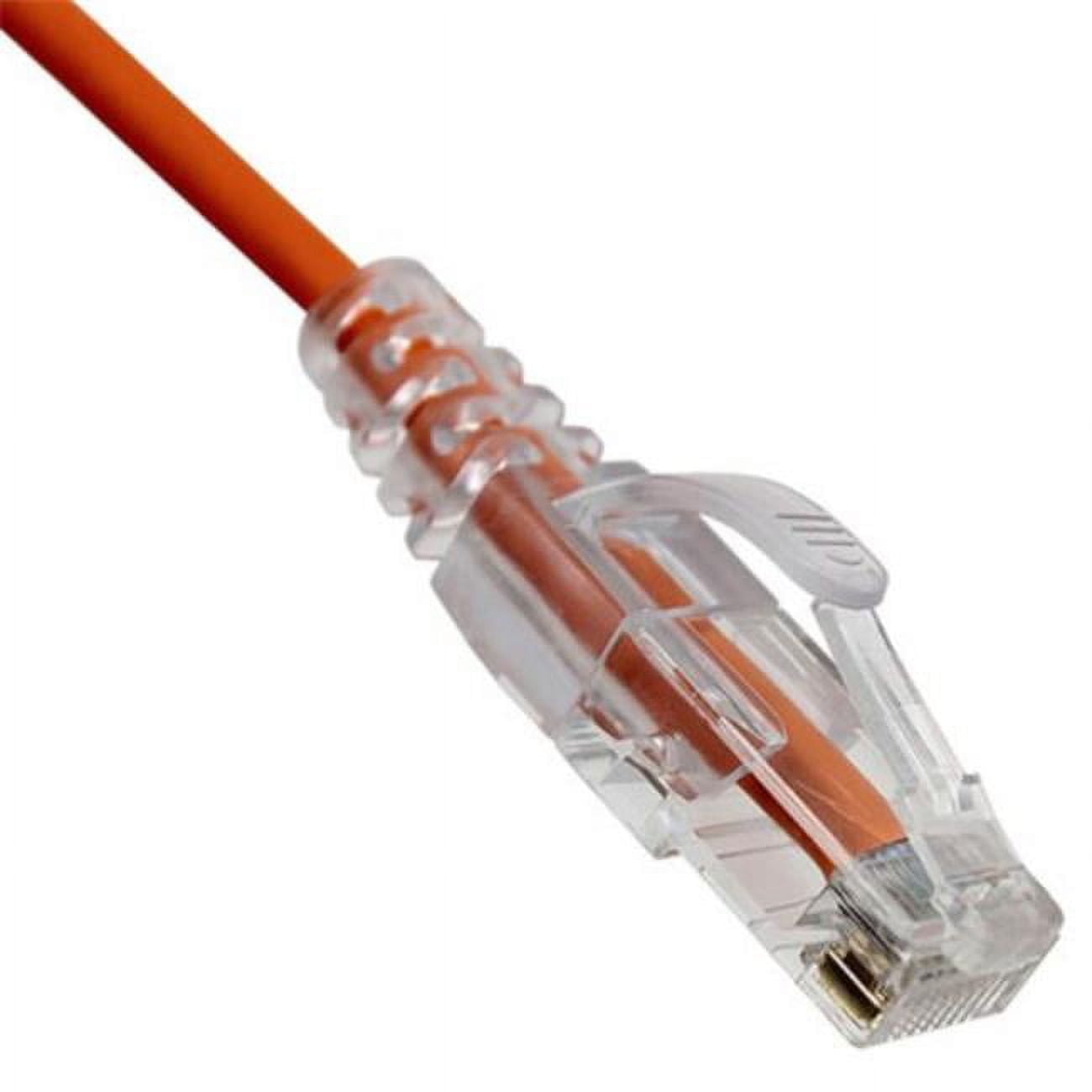 5 ft. Cat6a Slim Ethernet Patch Cable, Orange