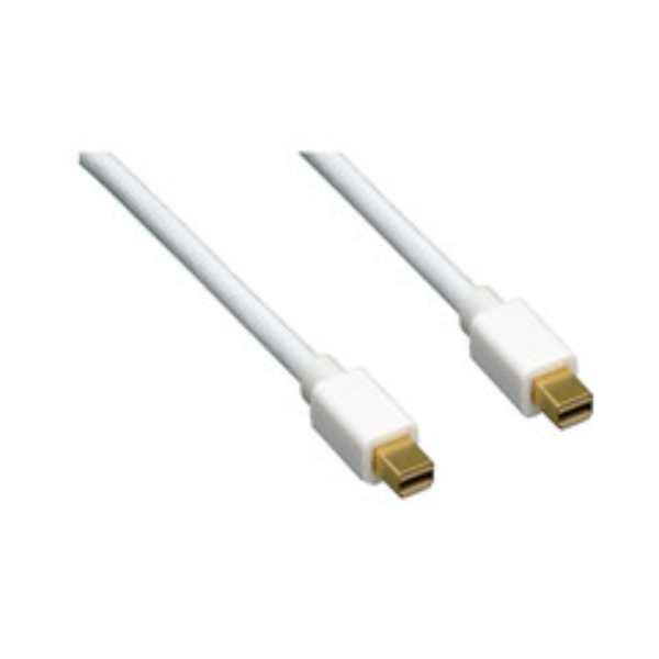 10H1-66103 3 ft. Mini DisplayPort Male to Mini DisplayPort Cable Male - Supports 4K at 60Hz - v1.2 - White