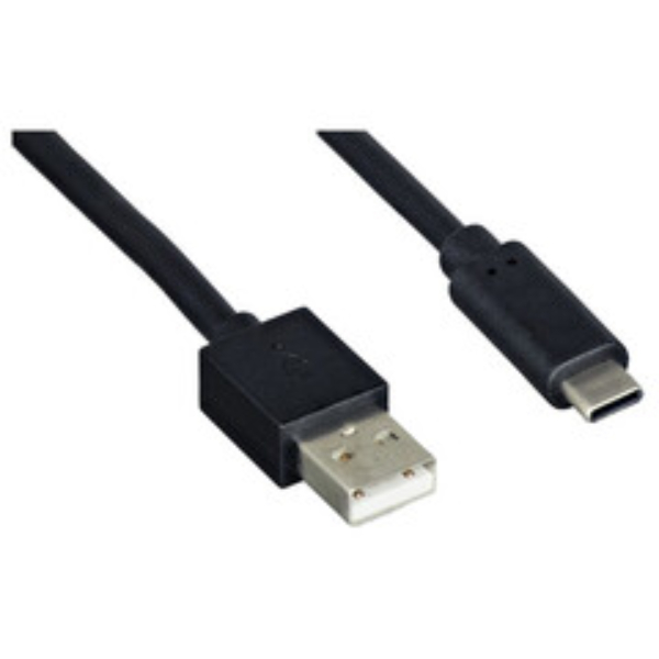 10U2-32100.5 0.5 m USB 2.0 A to C Charge & Data Sync Cable - Type A Male to Type C Male - 480mb