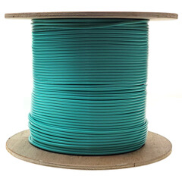 21F2-406NF 500 ft. Armored Plenum 6 Strand Indoor Fiber Optic Distribution Cable - 10Gbit - OM4 50 & 125 Multimode - Corning Optical Fiber - Aqua