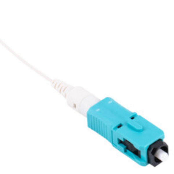 SF-SCPMM34 SC & PC Multimode Mechanical Connector with High Clarity Matching Gel - 50um - OM3 & 4 - 250 & 900um Fiber - Aqua