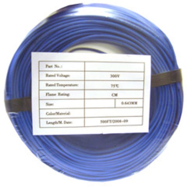 10K4-02612CF 500 ft. 22AWG & 2C Solid Security & Alarm Wire - CMR - Blue - Coil Pack