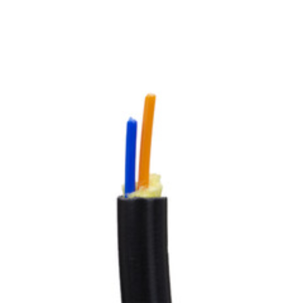 10F3-3022H 2000 ft. 2 Fiber Indoor & Outdoor Fiber Optic Cable - Multimode 50 & 125 OM3 - Corning, 10 Gbit - Black