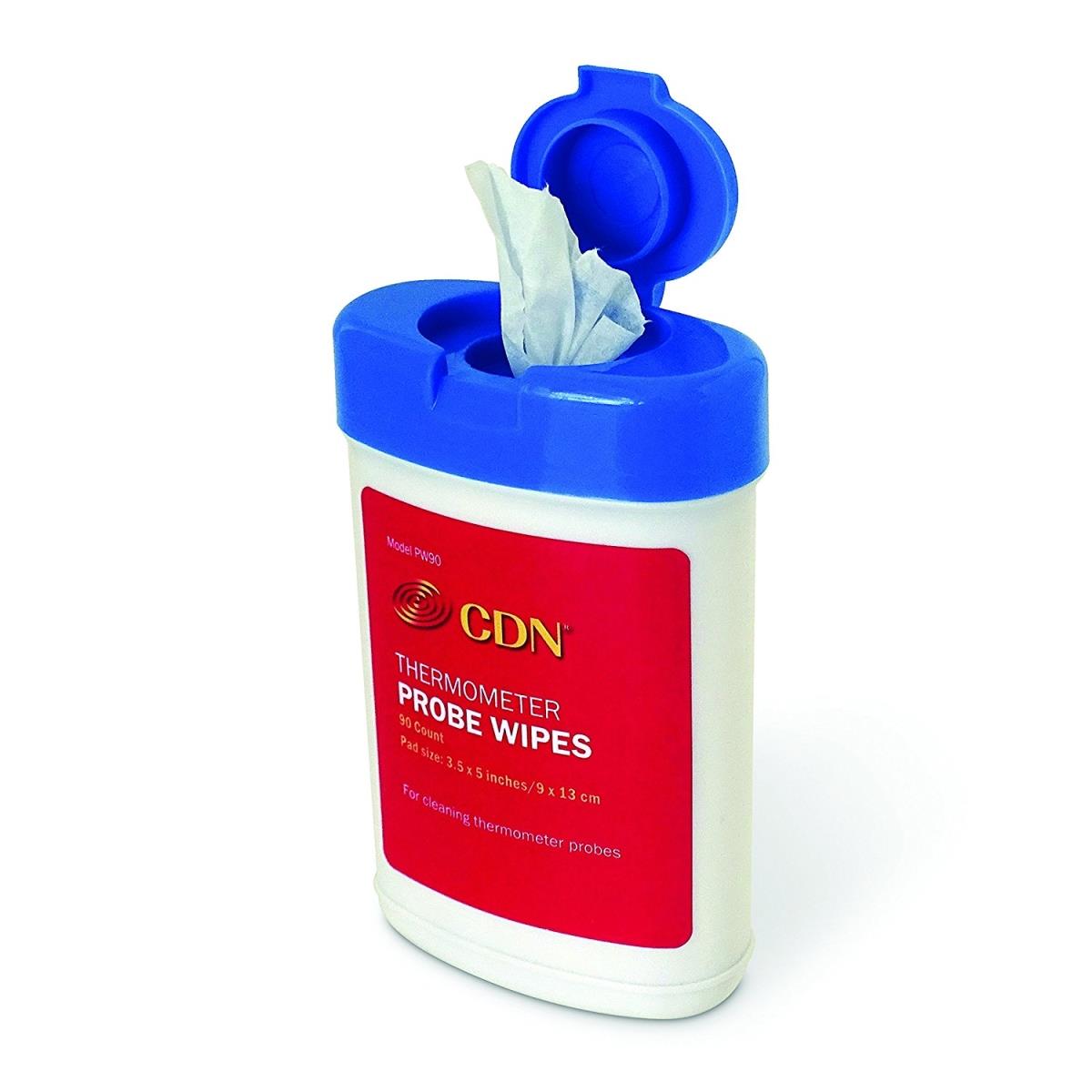 Picture of CDN PW90 Thermometer Probe Wipes