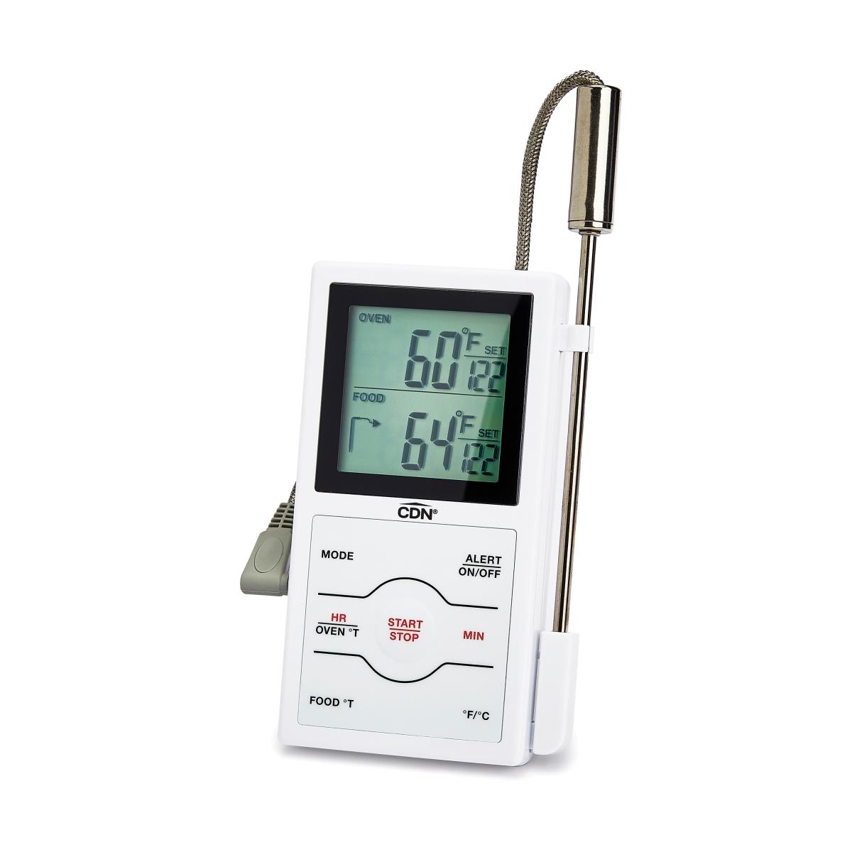 Picture of CDN DSP1-W Dual-Sensing Probe Thermometer & Timer - White