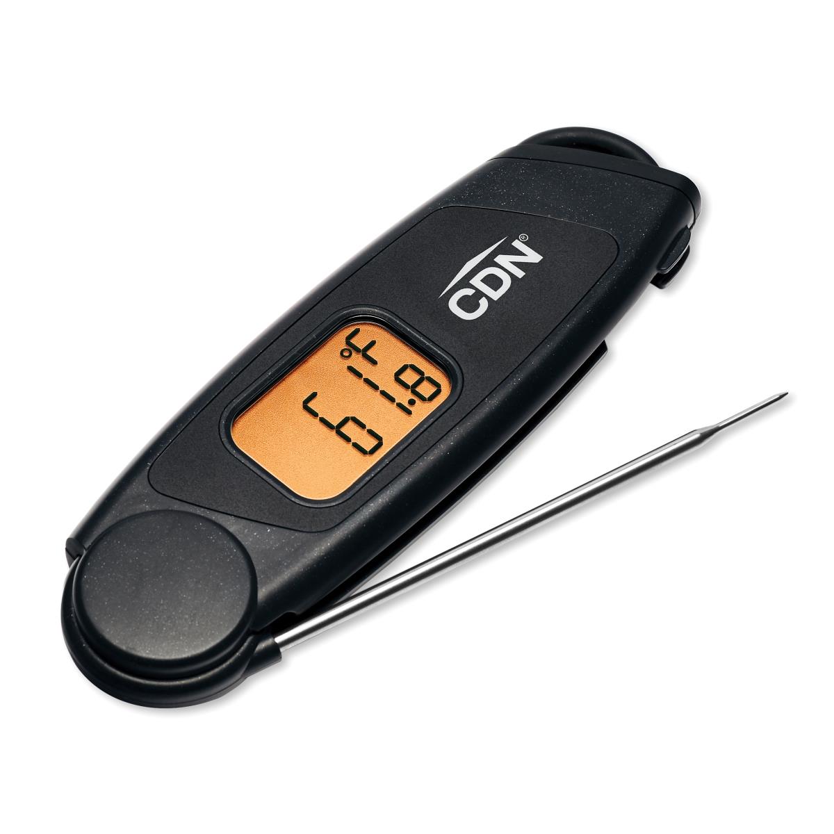 Picture of CDN TCTW572 Waterproof Folding Thermocouple Thermometer, Black