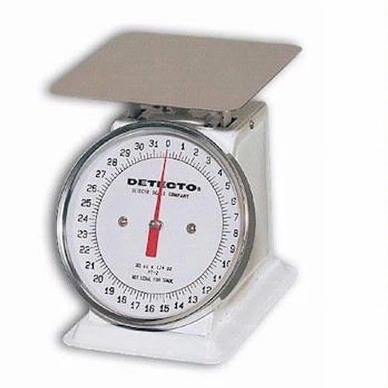 Picture of Cardinal & Detecto PT-1000SRK 5.75 x 5.75 in. 1000 g Stainless Steel Top Loading Rotating Dial Scale